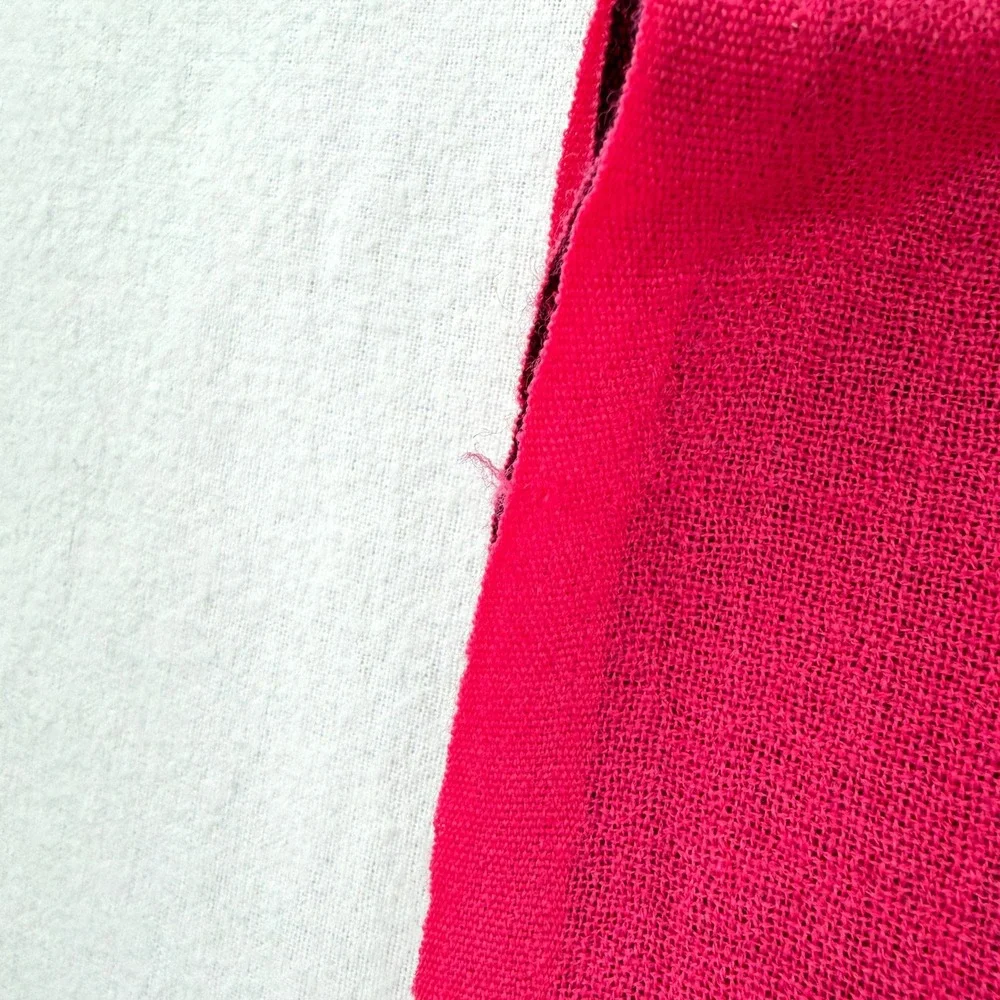 LULULEMON Warrior Scarf Women One Size Pink Ombre Wool Fringe Trim Wrap Oversize